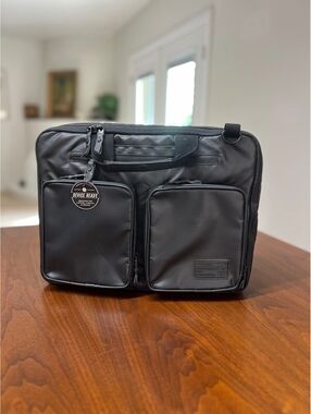 HEX Nero Expandable Laptop Briefcase Backpack Black Ripstop